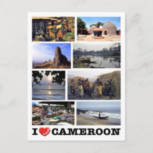Kamerun - I Liebe - Postkarte