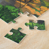 Kamerun Illustration Travel Art Vintag Puzzle (Seite)