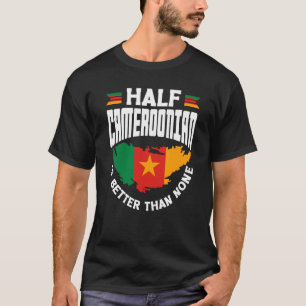 Kamerun Kamerunische Flagge Halbwertszeit Kamerun T-Shirt