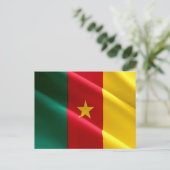 Kamerun - Kamerunische Flagge - Postkarte (Stehend Vorderseite)