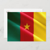 Kamerun - Kamerunische Flagge - Postkarte (Vorne/Hinten)