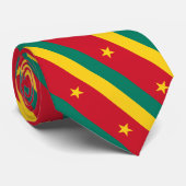 Kamerun Krawatte, Mode Kamerun Flagge, Wirtschaft Krawatte (Gerollt)