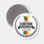 Kamerun Magnet (Vorderseite/Rückseite)