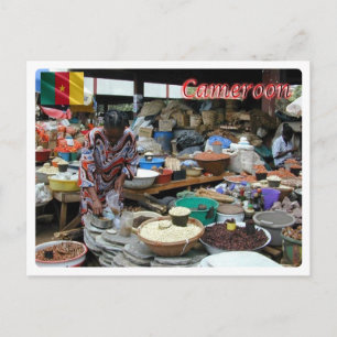 Kamerun - Markt - Postkarte