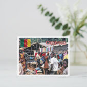 Kamerun - Markt - Postkarte (Stehend Vorderseite)