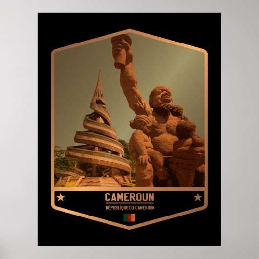 Kamerun Poster (Vorne)