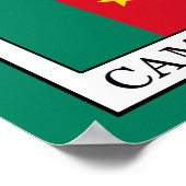 Kamerun Poster (Ecke)