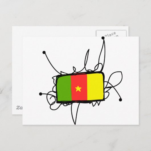 Kamerun Postkarte (Vorne/Hinten)