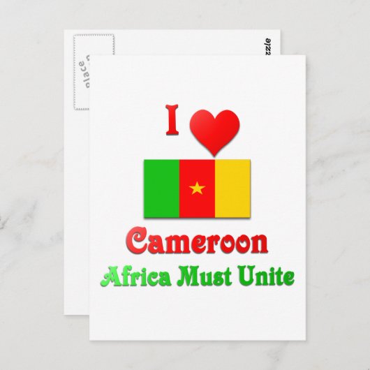 Kamerun Postkarte (Vorne/Hinten)