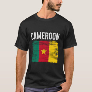 Kamerun Pride African Roots Flag Heritage T-Shirt