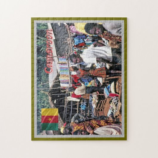 Kamerun - puzzle (Vertikal)