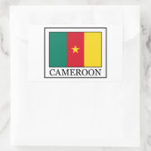 Kamerun Rechteckiger Aufkleber (Tasche)