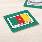 Kamerun Rechteckiger Pappuntersetzer (angewinkelt)