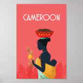 Kamerun Reiseplakat Afrika Poster (Vorne)