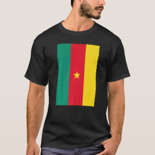 Kamerun Retro Vintage Nationalflagge Kamerun T-Shirt