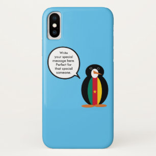 Kamerun sprechender Ms-Pinguin personalisiert Case-Mate iPhone Hülle