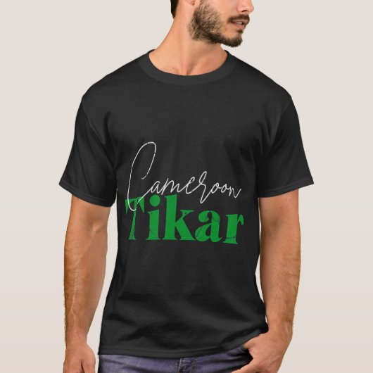 Kamerun Tikar - T - Shirt "Initiations-DNA-Ergebni (Vorderseite)