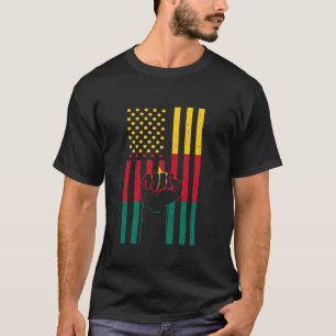 Kamerun USA Handfist kamerunische Wurzeln Kameruni T-Shirt