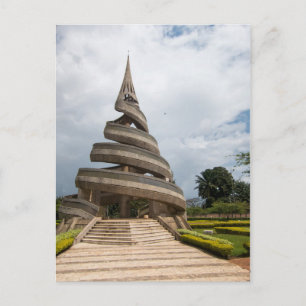Kamerun - Yaounde - Das Wiedervereinigungsdenkmal Postkarte