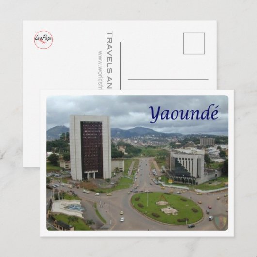 Kamerun - Yaoundé - Postkarte (Vorne/Hinten)