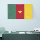Kamerunaflagge Banner (Messeveranstaltung)