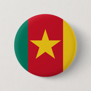 Kamerunaflagge Button