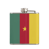 Kamerunaflagge Flachmann (Rückseite)