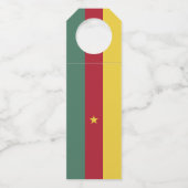 Kamerunaflagge Flaschenanhänger (Vorderseite)