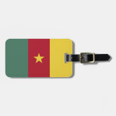 Kamerunaflagge Gepäckanhänger (Vorderseite horizontal)