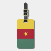 Kamerunaflagge Gepäckanhänger (Vorderseite vertikal)