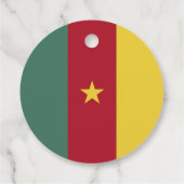 Kamerunaflagge Geschenkanhänger (Rückseite)