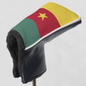 Kamerunaflagge Golf Headcover (3/4 Vorderseite)