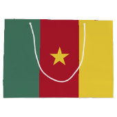 Kamerunaflagge Große Geschenktüte (Rückseite)