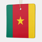 Kamerunaflagge Keramikornament (Links)