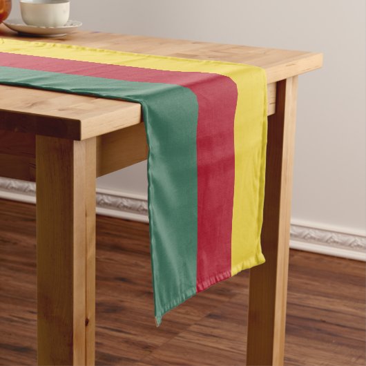 Kamerunaflagge Kurzer Tischläufer (Beispiel)