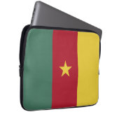 Kamerunaflagge Laptopschutzhülle (Vorne Rechts)