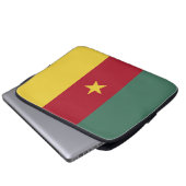 Kamerunaflagge Laptopschutzhülle (Vorne Knopf)