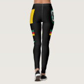 Kamerunaflagge Leggings (Rückseite)