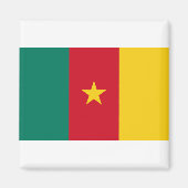Kamerunaflagge Magnet (Vorne)