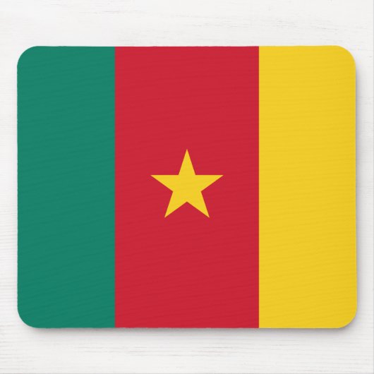 Kamerunaflagge Mousepad (Vorne)