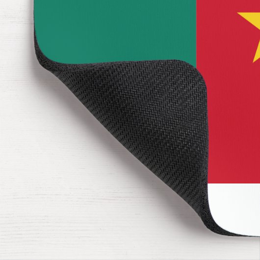 Kamerunaflagge Mousepad (Ecke)