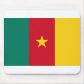 Kamerunaflagge Mousepad (Vorne)