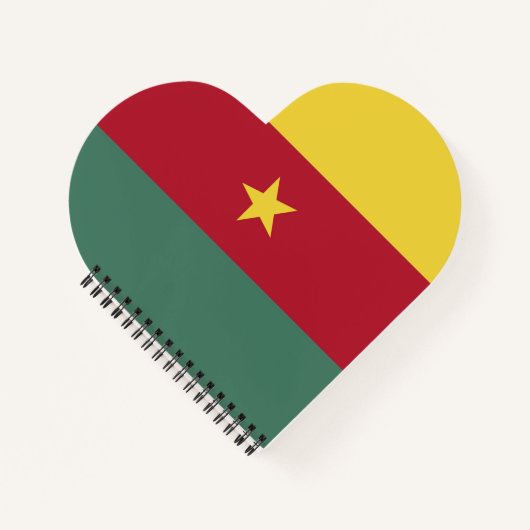 Kamerunaflagge Notizblock (Vorderseite)