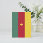Kamerunaflagge Postkarte (Stehend Vorderseite)