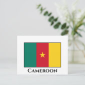 Kamerunaflagge Postkarte (Stehend Vorderseite)
