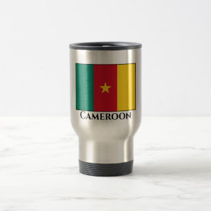 Kamerunaflagge Reisebecher