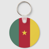 Kamerunaflagge Schlüsselanhänger (Vorderseite)