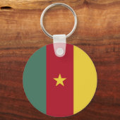 Kamerunaflagge Schlüsselanhänger (Vorderseite)