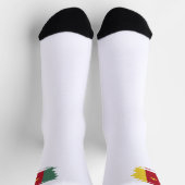 Kamerunaflagge Socken (Oben)