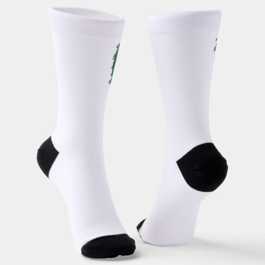 Kamerunaflagge Socken (Gewinkelt)